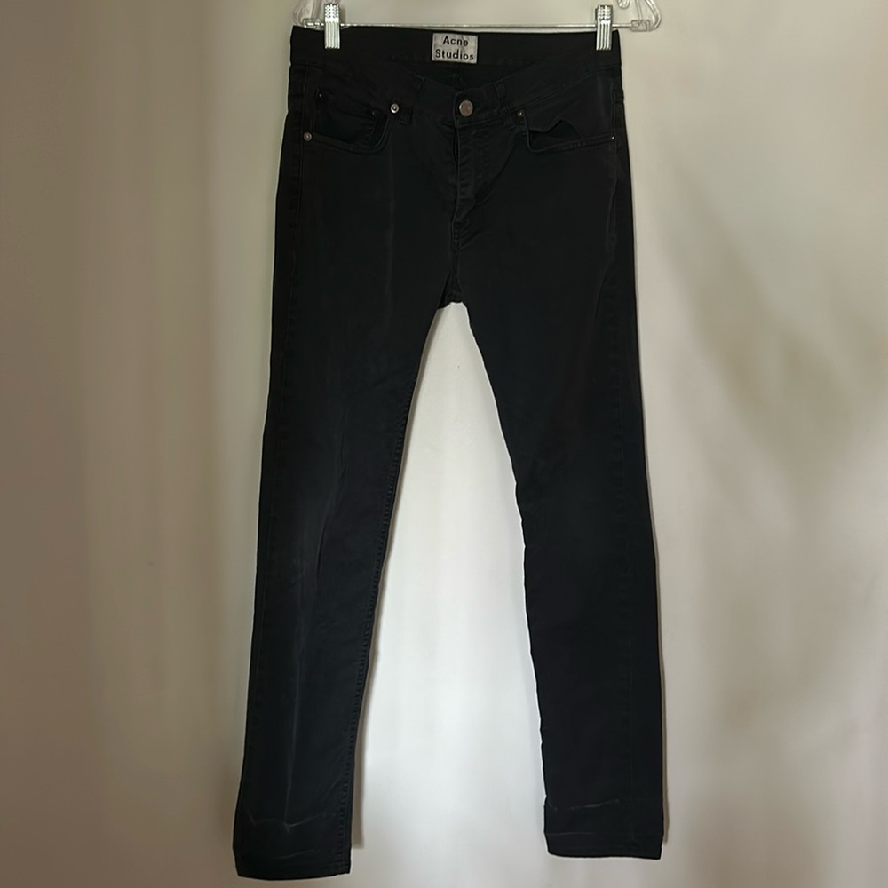 Acne Black Skinny Jeans